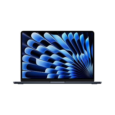 Apple 2024 MacBook Air (13-inch, Apple M3 chip with 8‑core CPU and 8‑core GPU, 16GB Unified Memory, 256GB) - Midnight